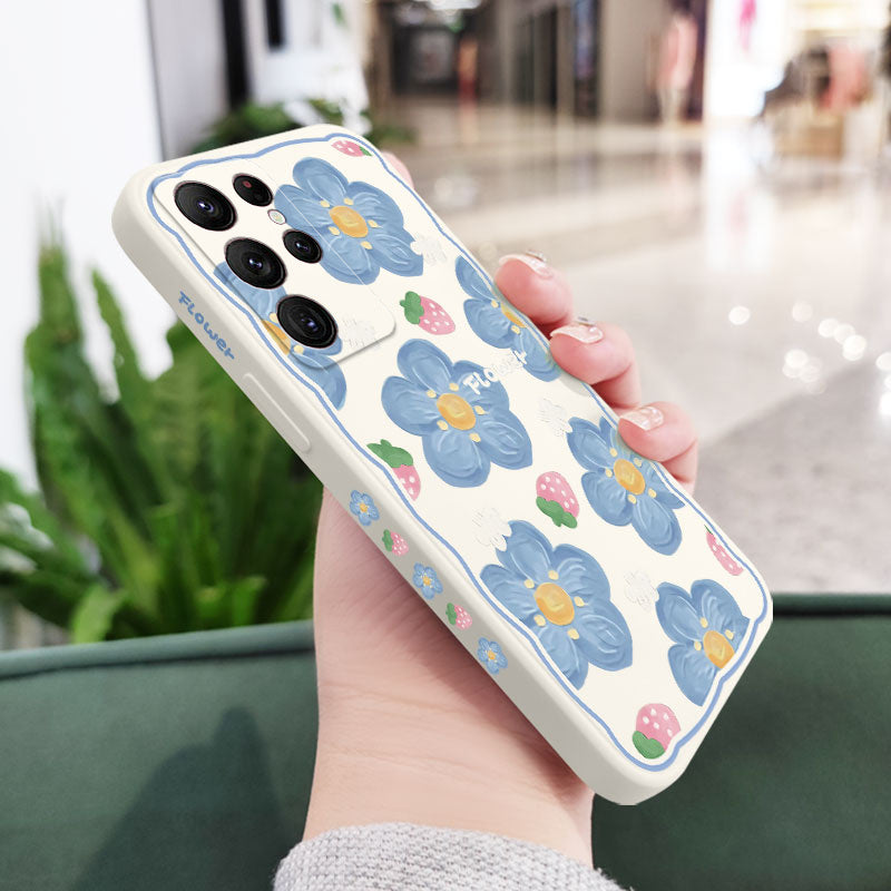 Strawberry Flowers Case For Samsung Galaxy