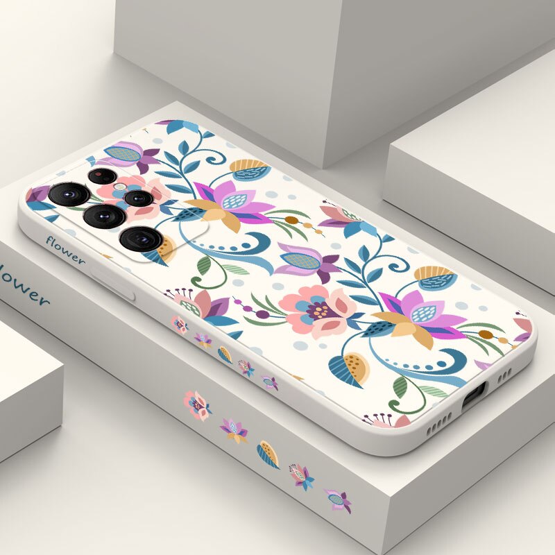 Sweet Flowers Phone Case For Samsung Galaxy
