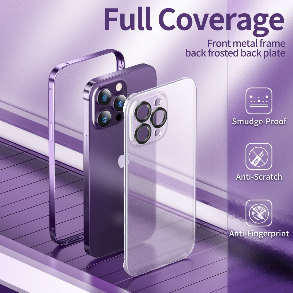 Ultra Slim Aluminum Metal Bumper Case For iPhone