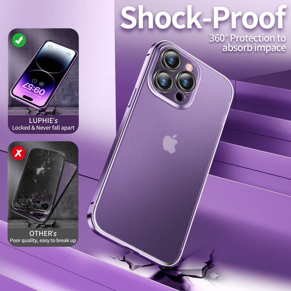 Ultra Slim Aluminum Metal Bumper Case For iPhone