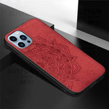 flower pattern classic fabric case for iphone