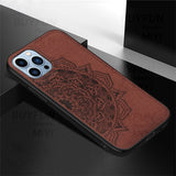 flower pattern classic fabric case for iphone