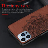 flower pattern classic fabric case for iphone
