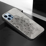 flower pattern classic fabric case for iphone