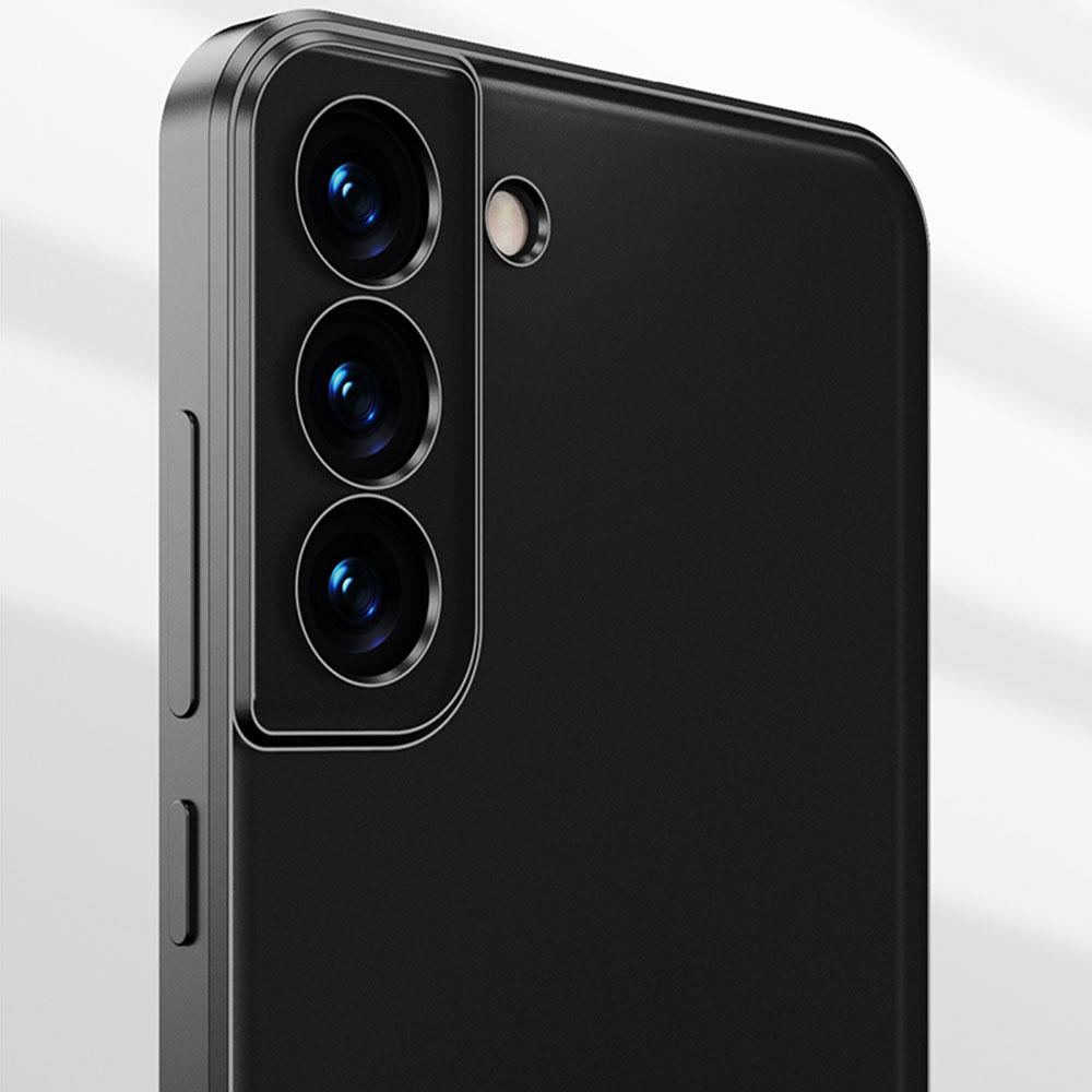 Luxury Plating Square Frame Silicone Case For Samsung