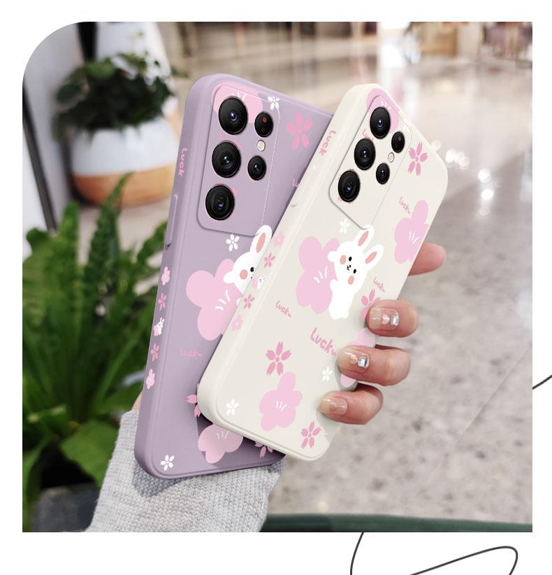Rabbit Safflower Case For Samsung Galaxy