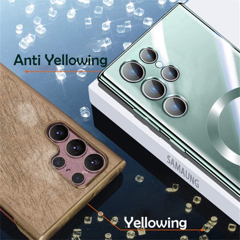 Electroplated Transparent Silicone Case For Samsung