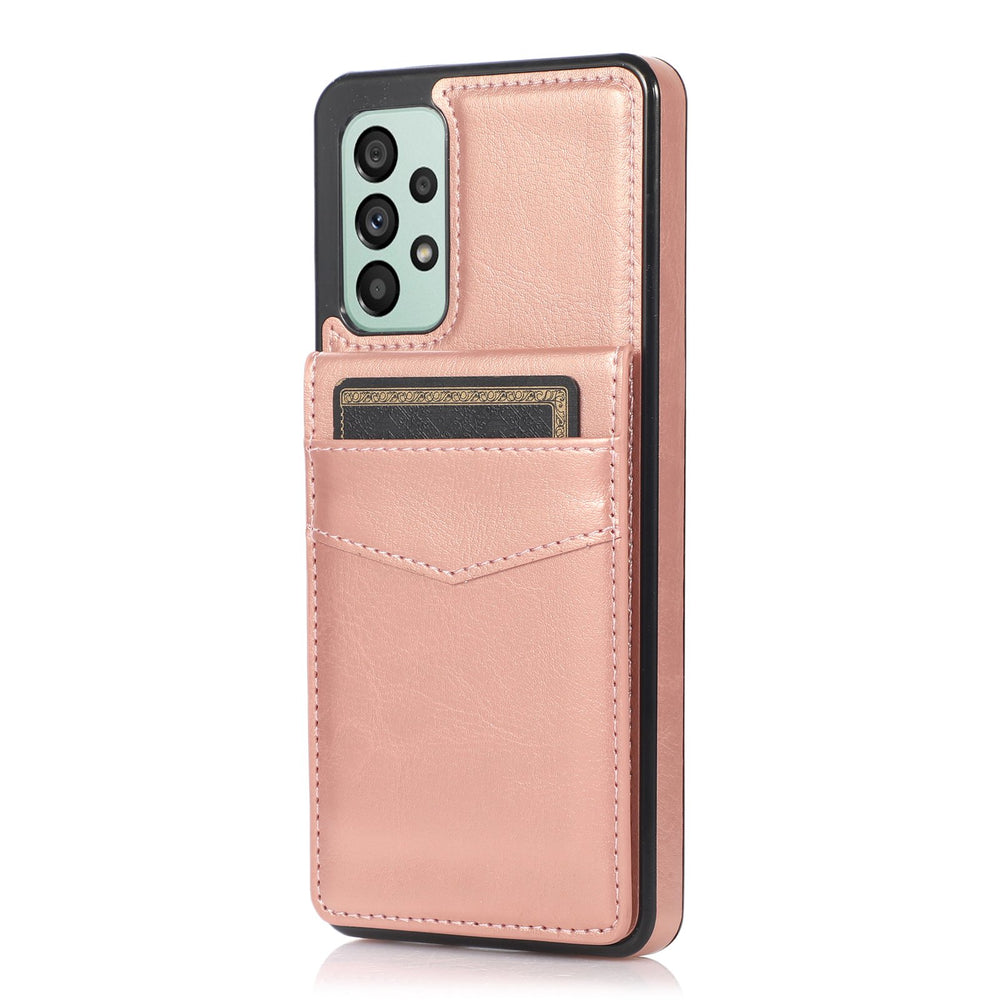 Flip Leather Wallet Case with Credit Card Holder Case For Samsung