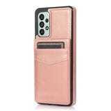 Flip Leather Wallet Case with Credit Card Holder Case For Samsung