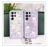 Flower Bush Bear Case For Samsung Galaxy