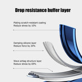 Luxury Plating Square Frame Silicone Case For Samsung