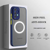 Magnetic Matte Shockproof Case For Samsung