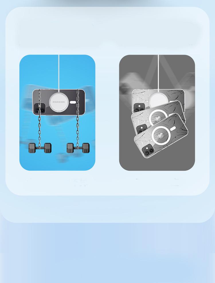 Cool Transparent Magnetic Case for iPhone