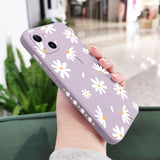 Daisy Flowers Silicone Case For iPhone