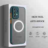 Magnetic Matte Shockproof Case For Samsung