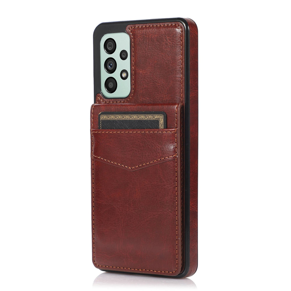 Flip Leather Wallet Case with Credit Card Holder Case For Samsung