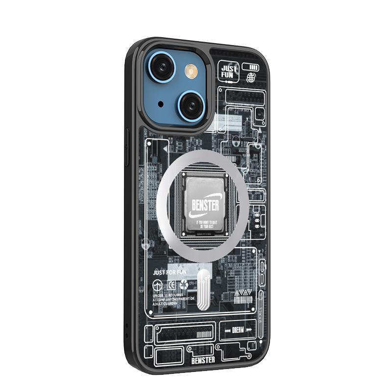 Cool Transparent Magnetic Case for iPhone