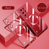 Electroplated Transparent Silicone Case For Samsung