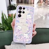 Flower Bush Bear Case For Samsung Galaxy