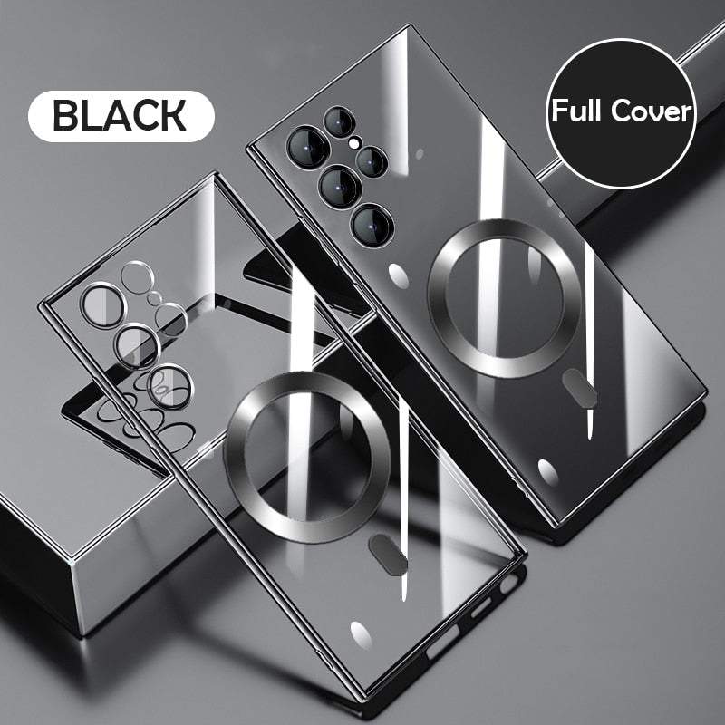 Electroplated Transparent Silicone Case For Samsung