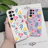 Trumpet Flowers Phone Case For Samsung
