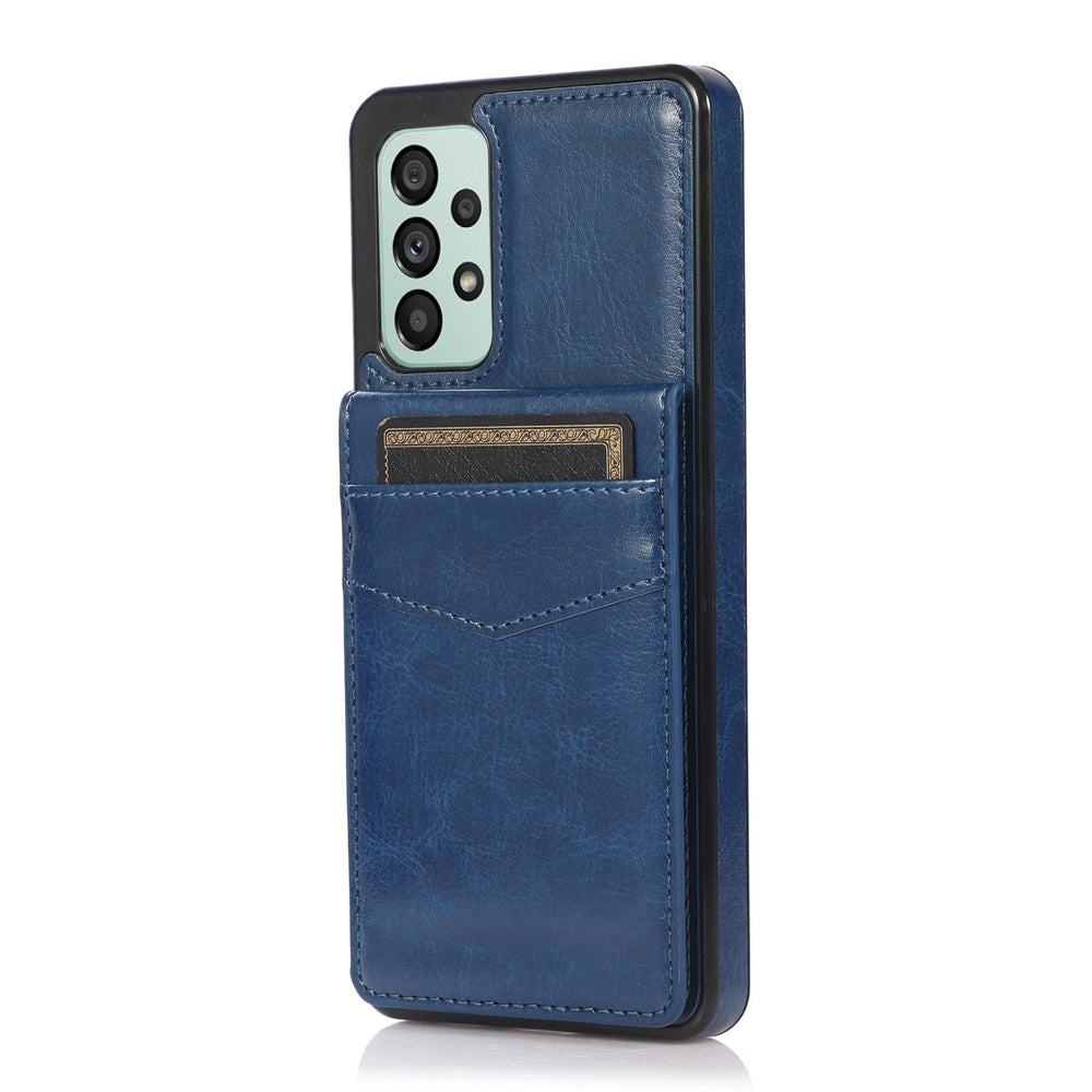 Flip Leather Wallet Case with Credit Card Holder Case For Samsung