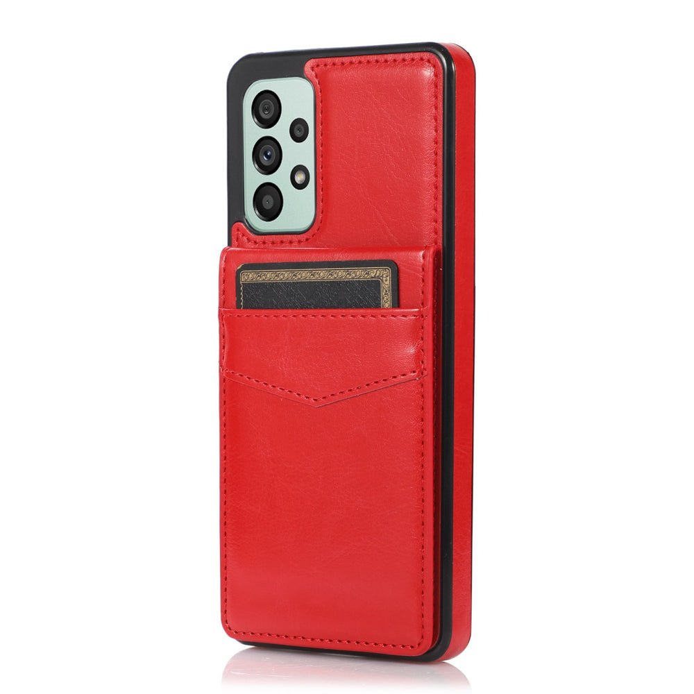 Flip Leather Wallet Case with Credit Card Holder Case For Samsung