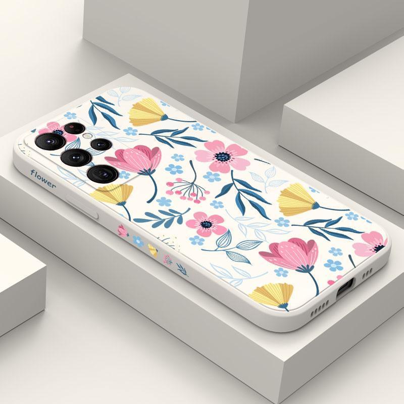 Trumpet Flowers Phone Case For Samsung
