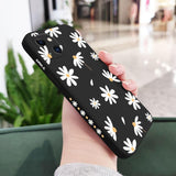Daisy Flowers Silicone Case For iPhone