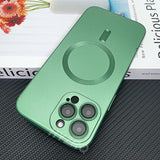 Luxury Magnetic Soft Silicone Case For iPhone