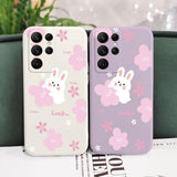 Rabbit Safflower Case For Samsung Galaxy
