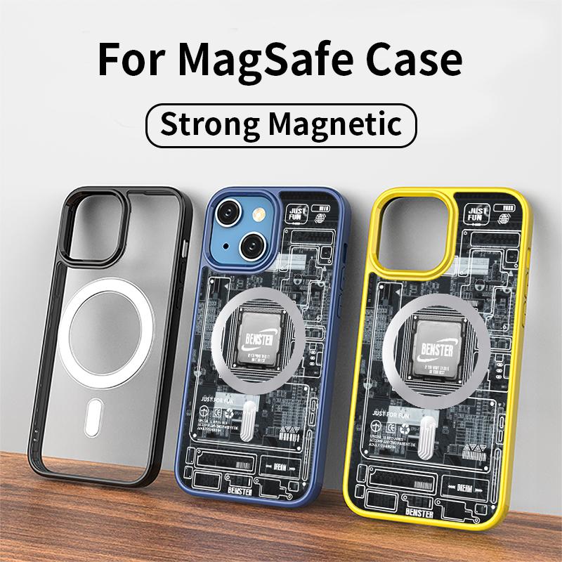 Cool Transparent Magnetic Case for iPhone