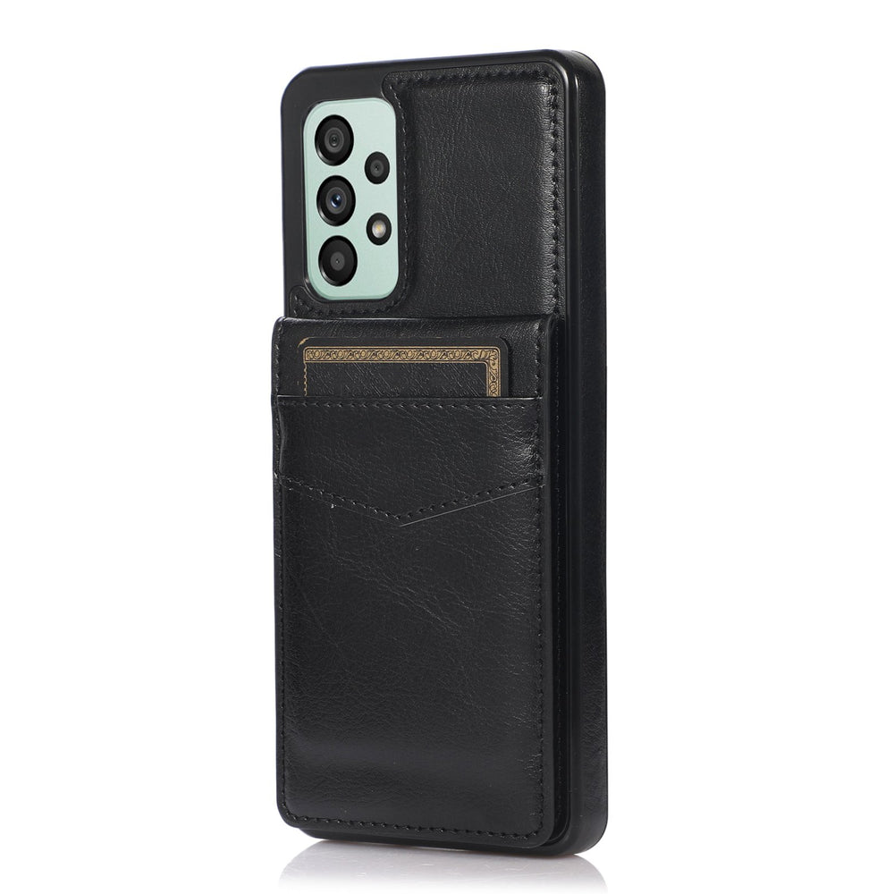 Flip Leather Wallet Case with Credit Card Holder Case For Samsung