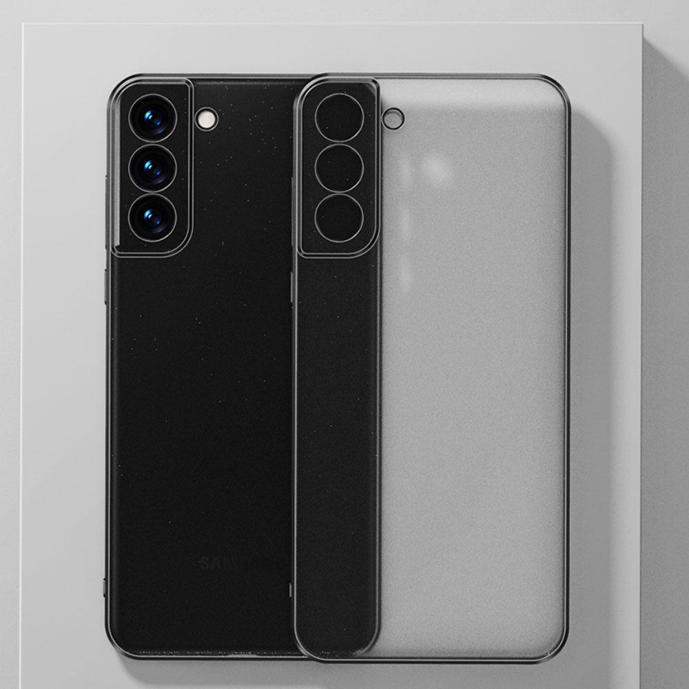 Luxury Plating Square Frame Silicone Case For Samsung