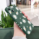 Daisy Flowers Silicone Case For iPhone
