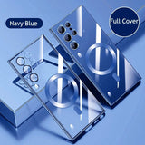 Electroplated Transparent Silicone Case For Samsung