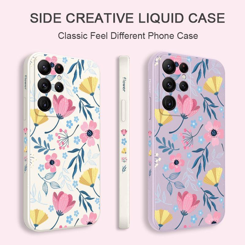 Trumpet Flowers Phone Case For Samsung