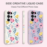 Trumpet Flowers Phone Case For Samsung