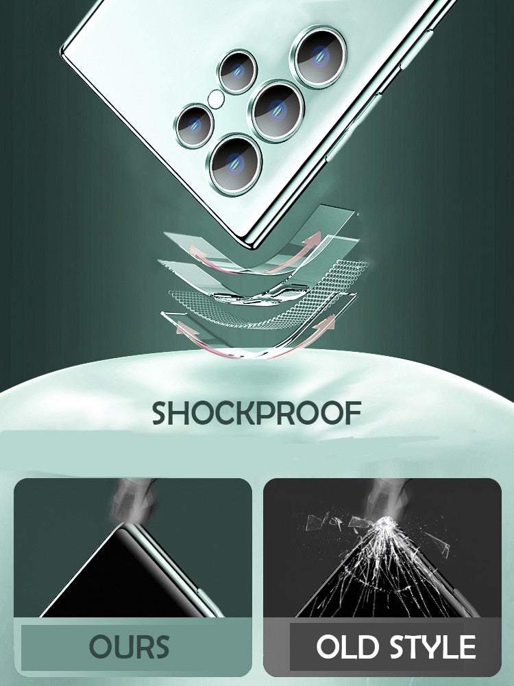 Electroplated Transparent Silicone Case For Samsung