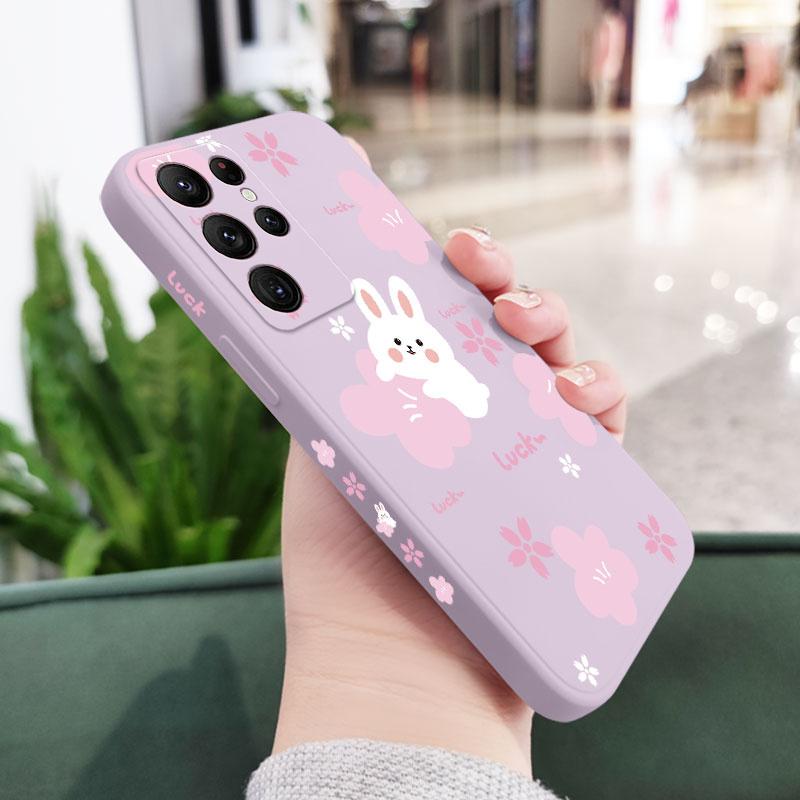 Rabbit Safflower Case For Samsung Galaxy