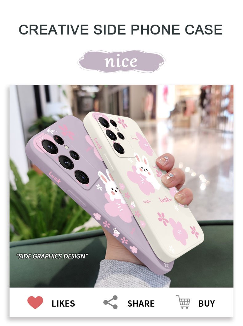 Rabbit Safflower Case For Samsung Galaxy