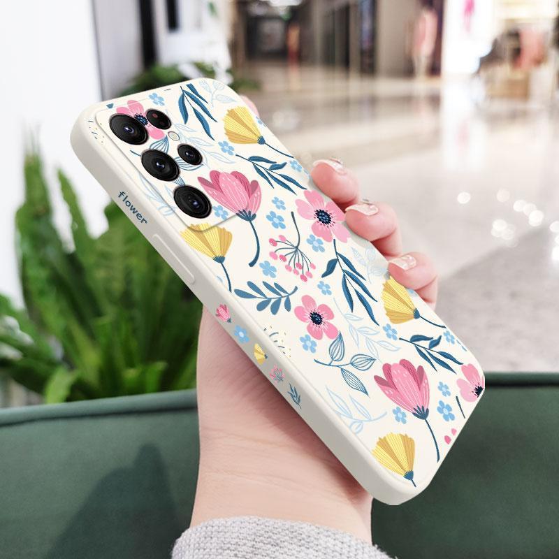 Trumpet Flowers Phone Case For Samsung