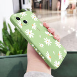 Daisy Flowers Silicone Case For iPhone