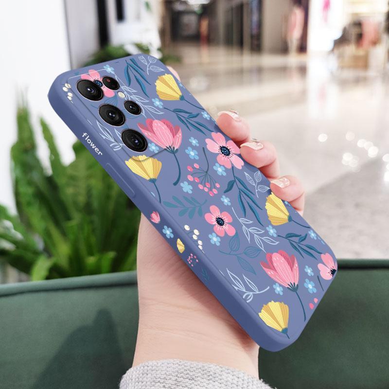 Trumpet Flowers Phone Case For Samsung