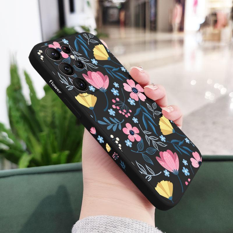Trumpet Flowers Phone Case For Samsung