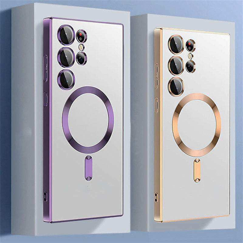 Electroplated Transparent Silicone Case For Samsung