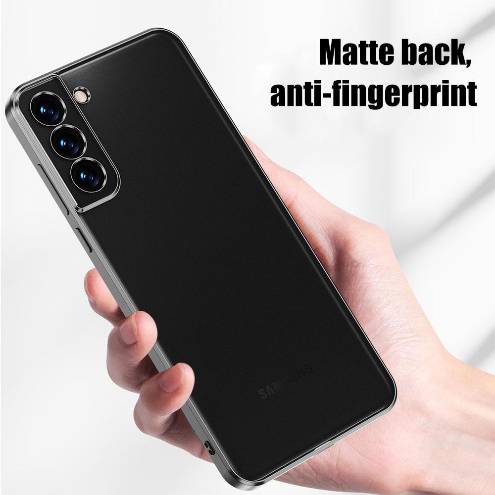 Luxury Plating Square Frame Silicone Case For Samsung