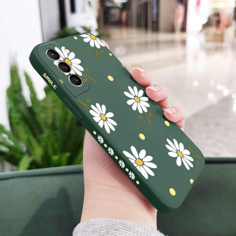 Daisy Flowers Silicone Case For Samsung Galaxy