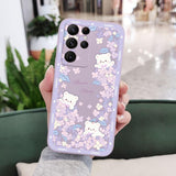 Flower Bush Bear Case For Samsung Galaxy