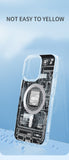 Cool Transparent Magnetic Case for iPhone